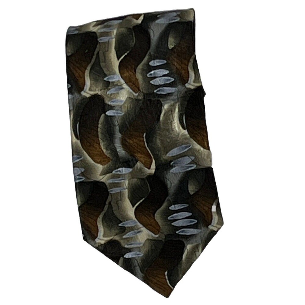 Jerry J Garcia Tie Vintage 90s‎ Duckworm Alarm Collection 14 100% Silk Abstract